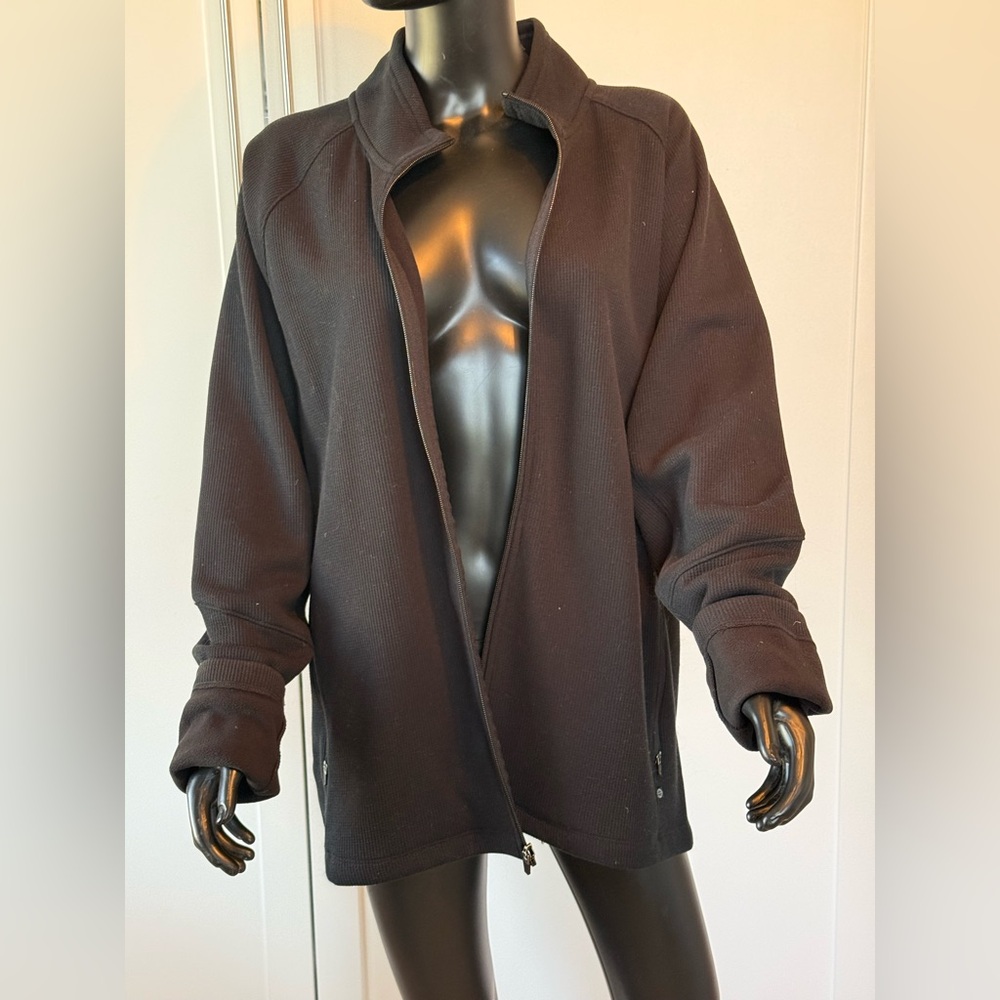 Mondetta Black Lightweight Zip Shirt Jacket